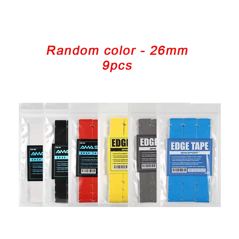 AMA SPORT Pickleball Paddle Protection Tapes - Racket Head Protectors in Two Color Options for 13/16/19mm Width