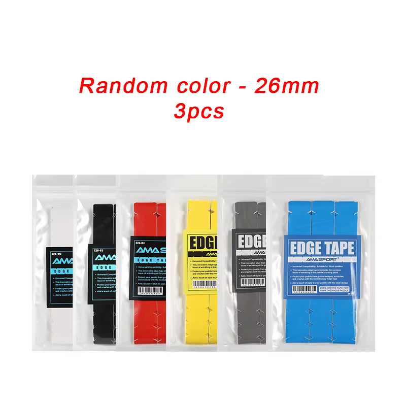 AMA SPORT Pickleball Paddle Protection Tapes - Racket Head Protectors in Two Color Options for 13/16/19mm Width