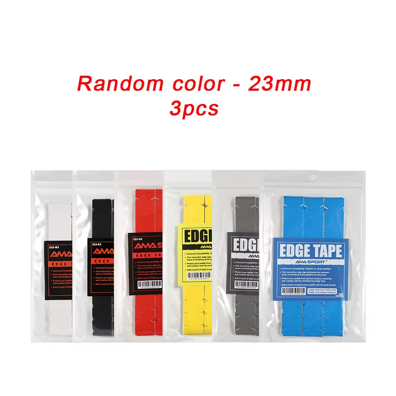 AMA SPORT Pickleball Paddle Protection Tapes - Racket Head Protectors in Two Color Options for 13/16/19mm Width